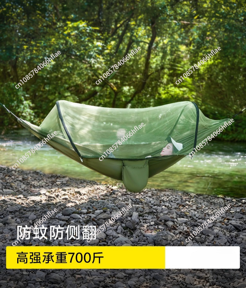 Bed Outdoor Camping - Hangmat Buiten Volwassenen Anti-Muggen Kinderen Anti-Kantel