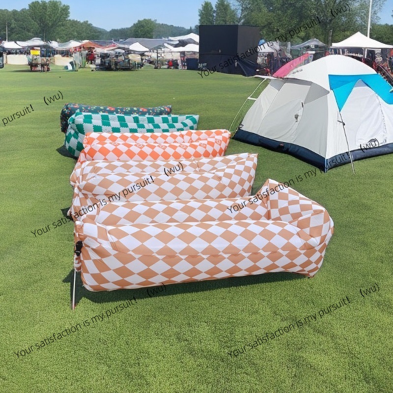 Bed Outdoor Camping - Outdoor luie bank, verstelbare enkele muziekfestival