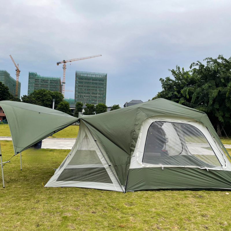 Outdoor Camping Van Tent - Fabrieks-OEM draagbare opvouwbare auto-achtertent grote capaciteit