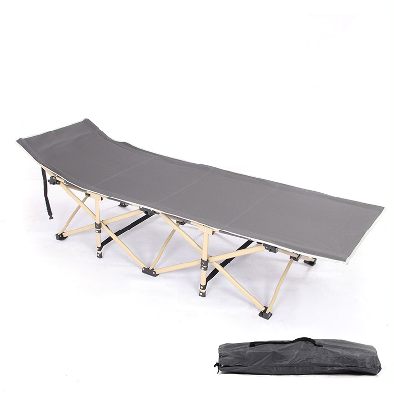 Bed Outdoor Camping - Draagbaar, ruimtebesparend, modern, enkelvoudig metalen opklapbed