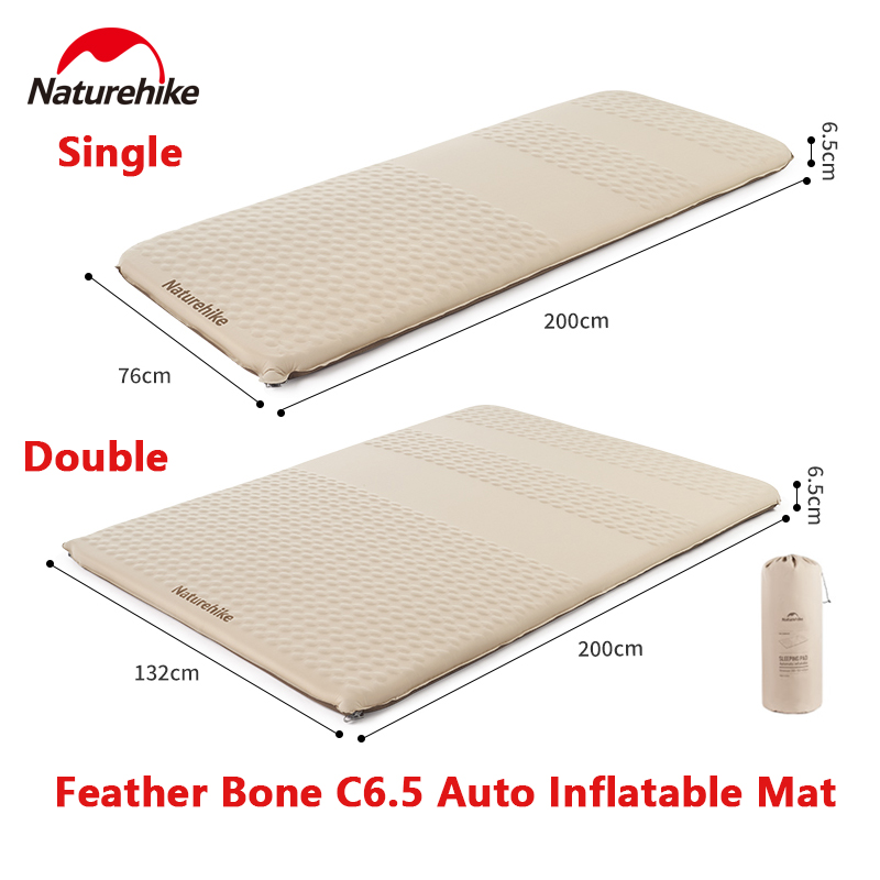 Outdoor Camping Rugs - Naturehike C6.5 Automatische Opblaasbare Matras Zelfopblaasbaar