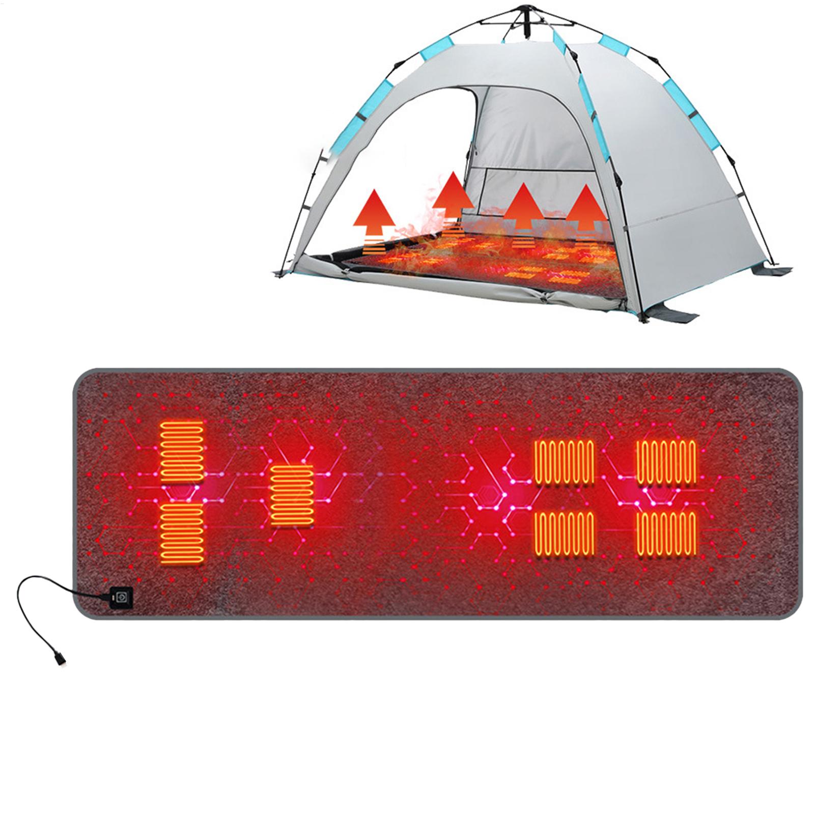 Outdoor Camping Rugs - 7 verwarmde zones Campingstoel Verwarmde mat