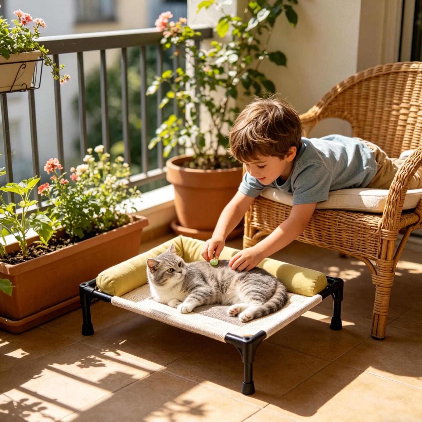 Outdoor Camping Dog Bed - Hondenbed voor buiten, afneembaar, verhoogd, wasbaar,