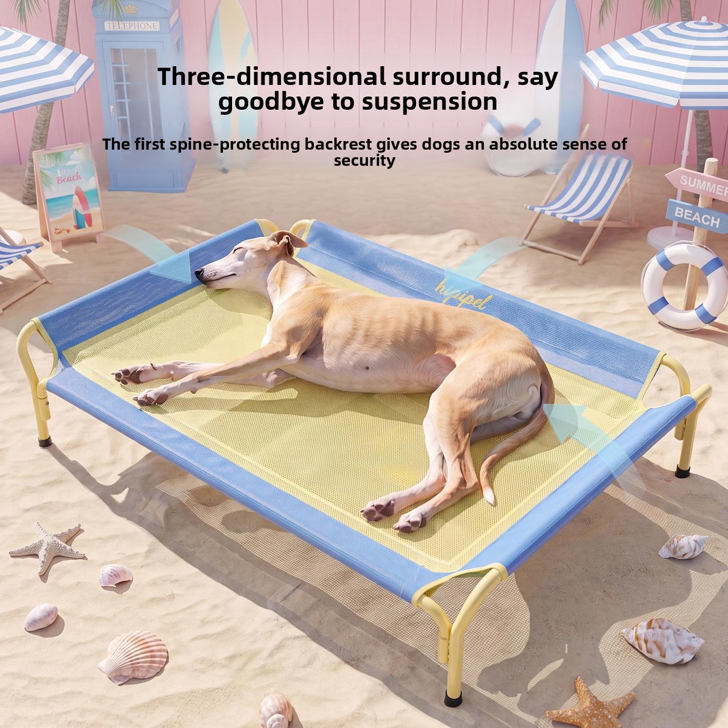 Dopamine contrasterende kleur  - Outdoor Camping Dog Bed recensie en prijs