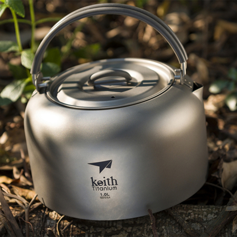 Keith Titanium Ketel 1L, Bacte - Outdoor Camping Dining Set recensie en prijs
