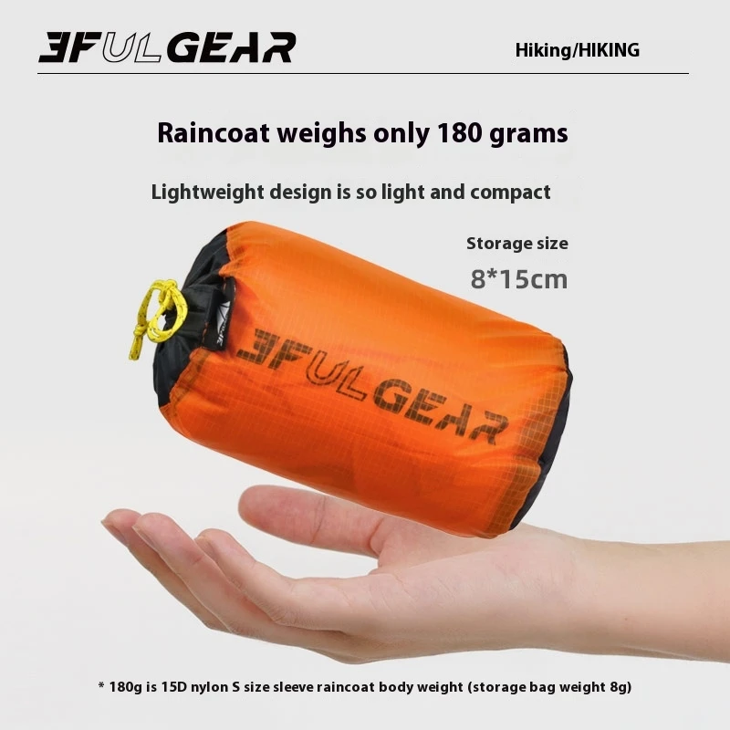 3F UL GEAR Rits Regenjas 15D N - Camping Rain Poncho recensie en prijs