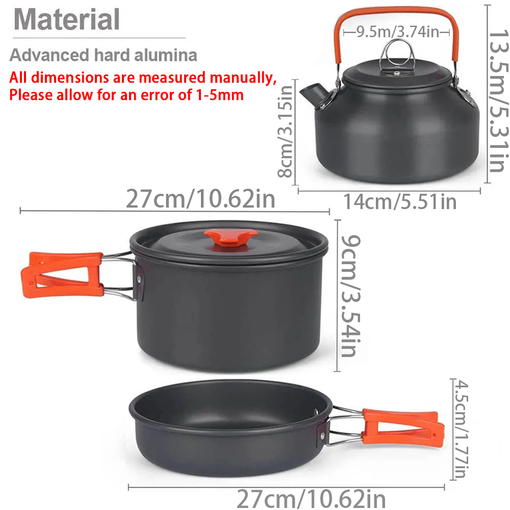 1 stks/1 set Camping Kookgerei - Outdoor Camping Dining Set recensie en prijs