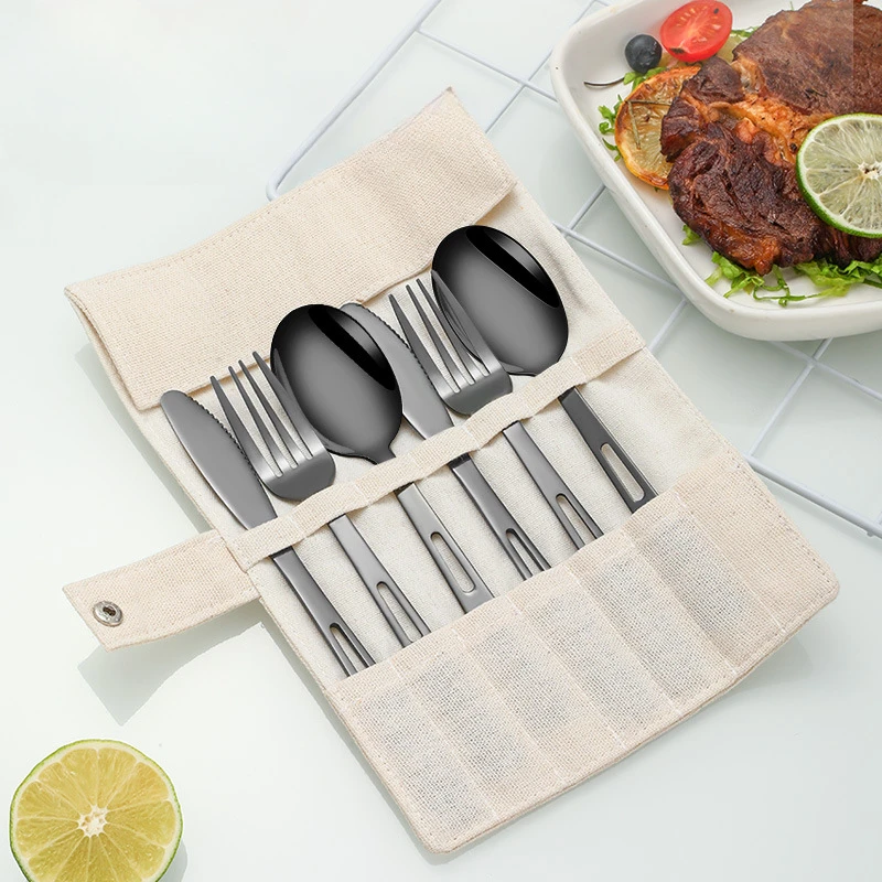 Lepel Vork Messensets Roestvri - Outdoor Camping Dining Set recensie en prijs