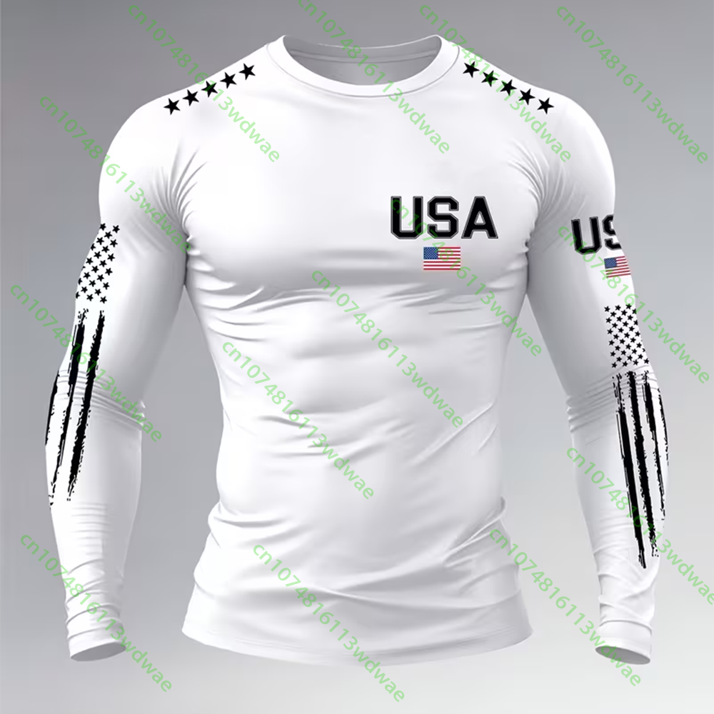 Nieuw herenmode-shirt in Ameri - Outdoor Camping Usa recensie en prijs