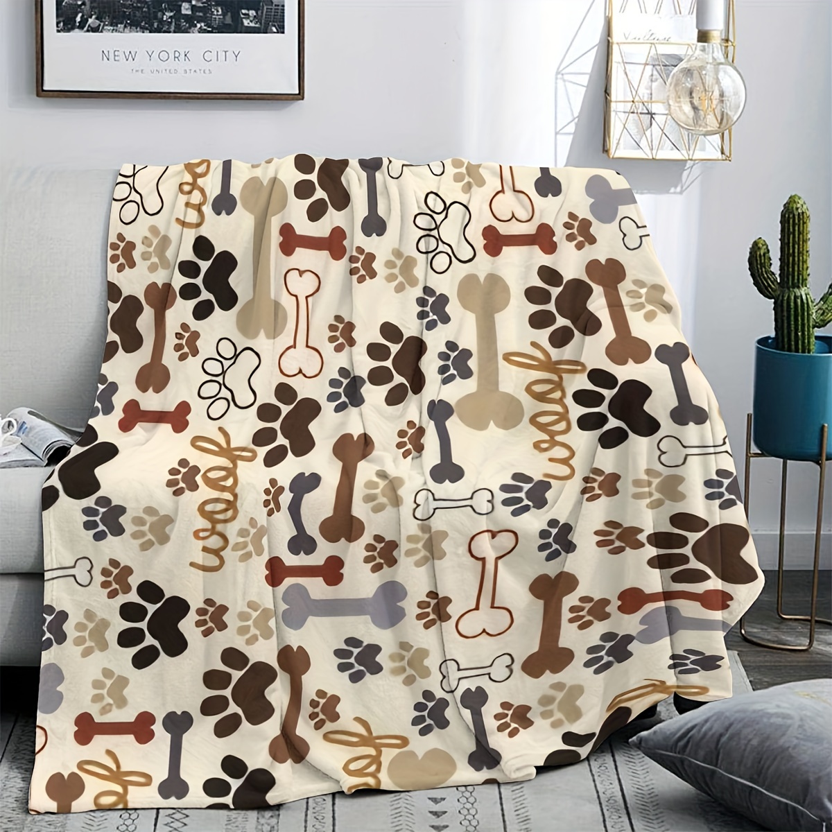 1 stuk fleece deken met honden - Outdoor Camping Dog Bed recensie en prijs