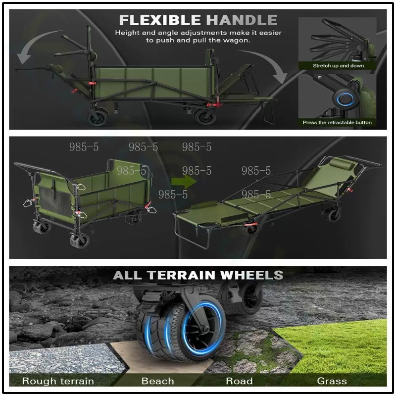 Tuinwagen, buitenwagen, campin - Outdoor Camping Trolley recensie en prijs