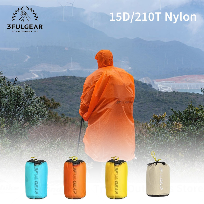 3F UL GEAR 2026 Wandelregenjas - Camping Rain Poncho recensie en prijs