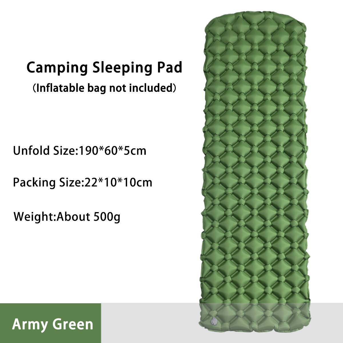 Opblaasbaar campingmatras in t - Bed Outdoor Camping recensie en prijs
